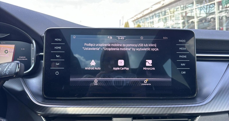 Skoda Kamiq cena 109900 przebieg: 52797, rok produkcji 2021 z Kudowa-Zdrój małe 562